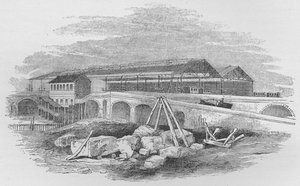 Estação Ferroviária Waterloo, como apareceu quando foi construída pela primeira vez, c1848, 1912 de Unbekannt