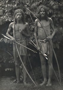 Wedda com arco e flechas, 1926 de Unbekannt