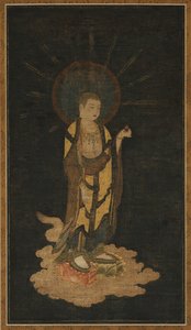 Descida de boas-vindas de Jizo Bosatsu, 1200s. de Unbekannt