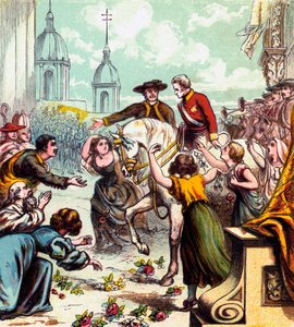 Wellington em Madri, 1812 c1850s de Unbekannt