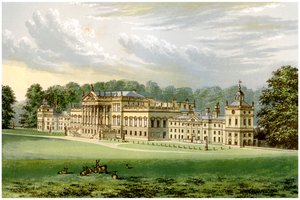Wentworth Woodhouse, Yorkshire, casa de Earl Fitzwilliam, c1880 de Unbekannt