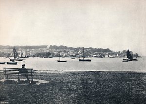West Cowes - Vista de East Cowes, 1895 de Unbekannt