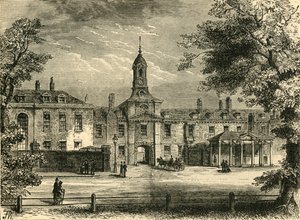 Frente oeste do Palácio de Kensington, c1876. de Unbekannt