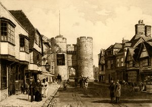 Westgate, Canterbury, 1898. de Unbekannt