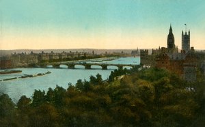 Ponte de Westminster, Londres, c1910. de Unbekannt