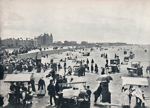 Weston-Super-Mare - Uma cena de verão nas areias, 1895 de Unbekannt