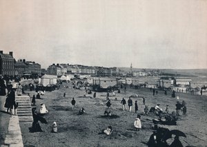 Weymouth - Vista geral da cidade e da praia, 1895 de Unbekannt