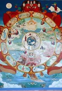Roda do Samsara. Templo dos Mil Budas. Toulon sur Arroux França de Unbekannt