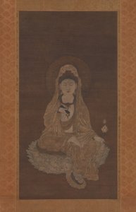 Kannon de túnica branca, século 13. de Unbekannt