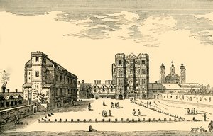 Whitehall por volta de 1650, 1881. de Unbekannt