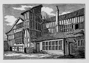 Casa Whittingtons em Swithins Passage, Moor Lane, Cidade de Londres, 1823 1906 de Unbekannt