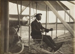 Wilbur Wright no panfleto, 1908. de Unbekannt