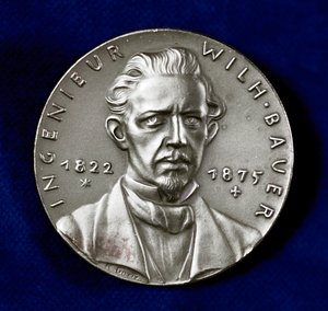 Wilhelm Bauer 1822-1875, inventor alemão e pioneiro na construção de submarinos de Unbekannt
