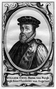 Willem Cecil, 1º Barão Burghley, estadista inglês do século XVI de Unbekannt