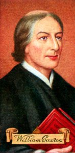 William Caxton, tirado de uma série de cartões de cigarro, 1935 de Unbekannt