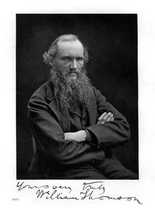 William Thomson, Lord Kelvin, matemático irlandês-escocês, físico e engenheiro, 1877 de Unbekannt