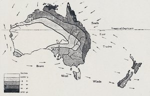 Ventos e Precipitação - novembro a abril de 1923. de Unbekannt