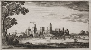 Castelo de Windsor do sudeste, 1600s. de Unbekannt