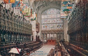 Windsor, Capela de St. Georges, coro c1916 de Unbekannt