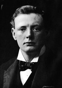 Winston Churchill na época em que entrou no parlamento, c1901, 1945 de Unbekannt