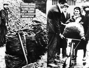 Alívio de inverno, distribuição de carvão, França 1940-1944 de Unbekannt