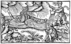 Bruxa levantando uma tempestade, 1562 de Unbekannt