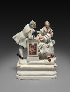 Mulher e homem, c. 1750 de Unbekannt