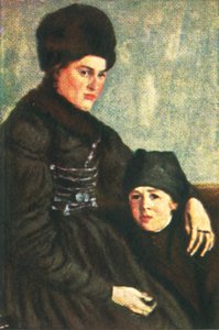 Mulher de Dachau com criança, c1928. de Unbekannt