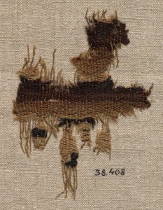 Fragmento de lã, século III. de Unbekannt