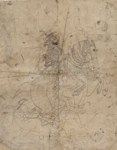Adoração de Brijantanji e Swamini Recta, Retrato Acústico Verso, K.900. de Unbekannt