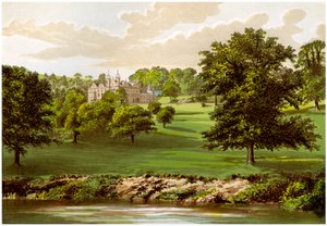 Wyaston Leys, Herefordshire, casa da família Bannerman, c1880 de Unbekannt