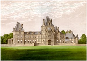 Wynnstay, Denbighshire, País de Gales, casa do Barão Williams-Wynn, c1880 de Unbekannt