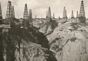 Poços de Petróleo Yenan-Young, 1900. de Unbekannt