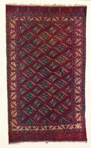 Tapete turcoman de Yomut, c1700 de Unbekannt