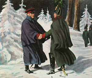 Yorcks reuniu-se com o general russo Diebitsch, 25 de dezembro de 1812, 1936.