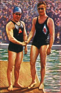 Yoshiyuki Tsuruta e Erich Rademacher, 1928. de Unbekannt