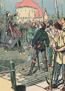 O jovem rei Richard Quells the Rebellion, c1907 de Unbekannt