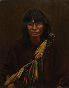 índio Zaparo, c. 1890-1892. de Unbekannt