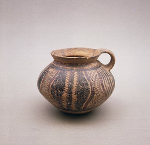 Jarra de barro chinesa, c.2500 aC