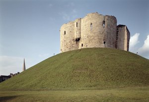 Vista exterior, de, Cliffords, torre, york, yorkshire norte de Unbekannt Unbekannt