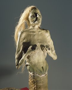 Meia mulher, metade criatura cobra, desova de Melusina, 1900
