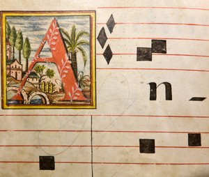 Inicial Historiated &39;A&39; de Unbekannt Unbekannt