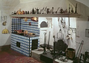Interior da cozinha do Hotel de Cabris, 1774