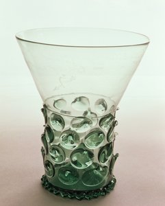 Krautstrunk Waldglas copo, c.1600, gravura datada de 1626 de Unbekannt Unbekannt