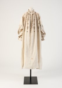 Mans blackwork camisa de linho bordado, 1600 (linho) de Unbekannt Unbekannt