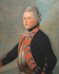 Oficial do Regimento Hessiano Erb Prinz, 1776
