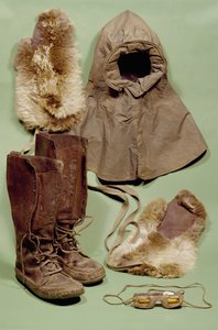 Roupas Scotts usadas na expedição antártica, 1901-4 de Unbekannt Unbekannt