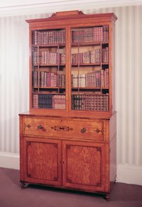 Estante secretaire, estilo Hepplewhite, c.1788