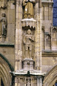 Sir Henry Hotspur Percy, na fachada oeste de Unbekannt Unbekannt