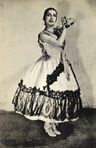 Tamara Toumanova, de &39;Footnotes to the Ballet&39;, publicada em 1938 (foto bw) de Unbekannt Unbekannt